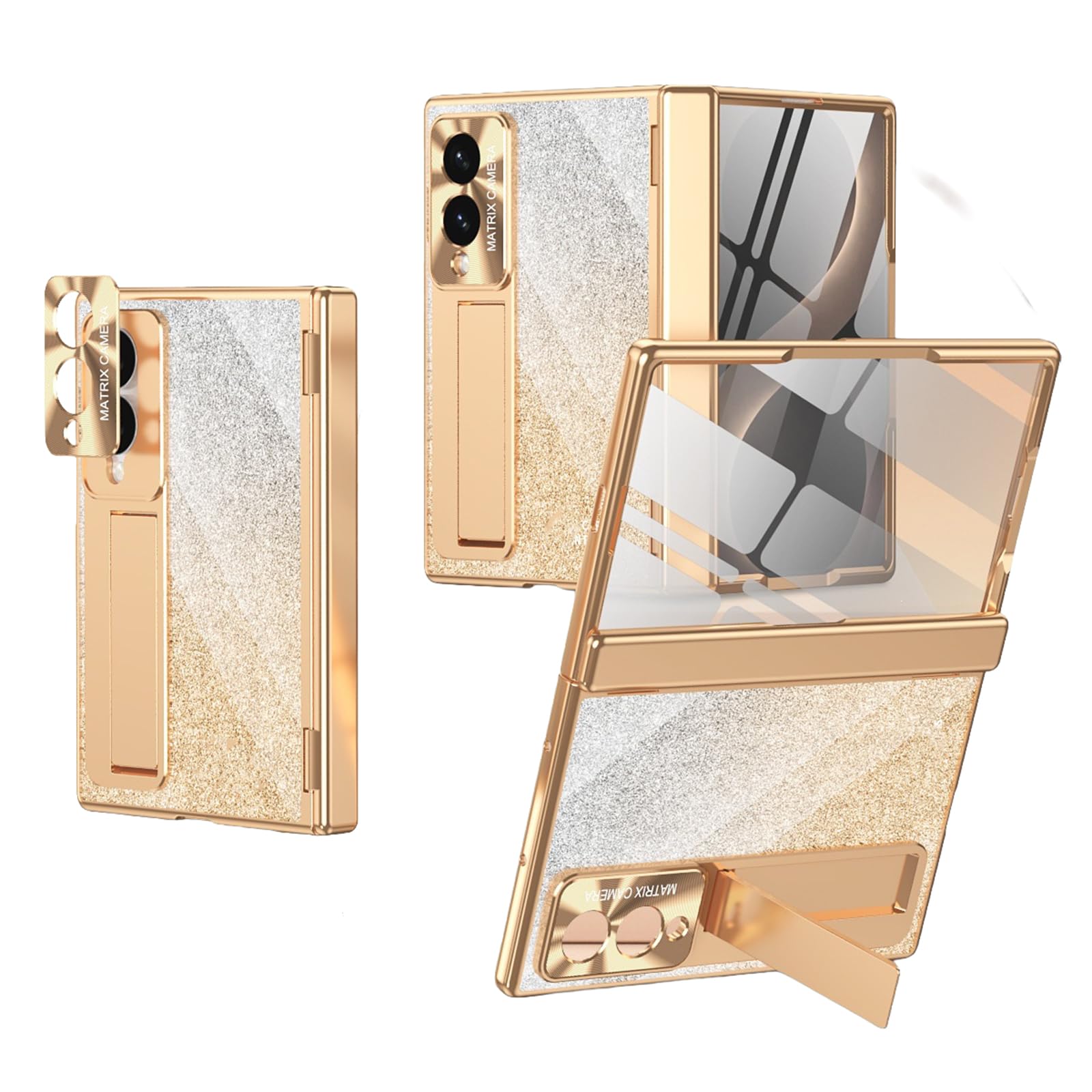 Etui do Samsung Galaxy Z Fold 8, poszycie błyszczące pełna ochrona