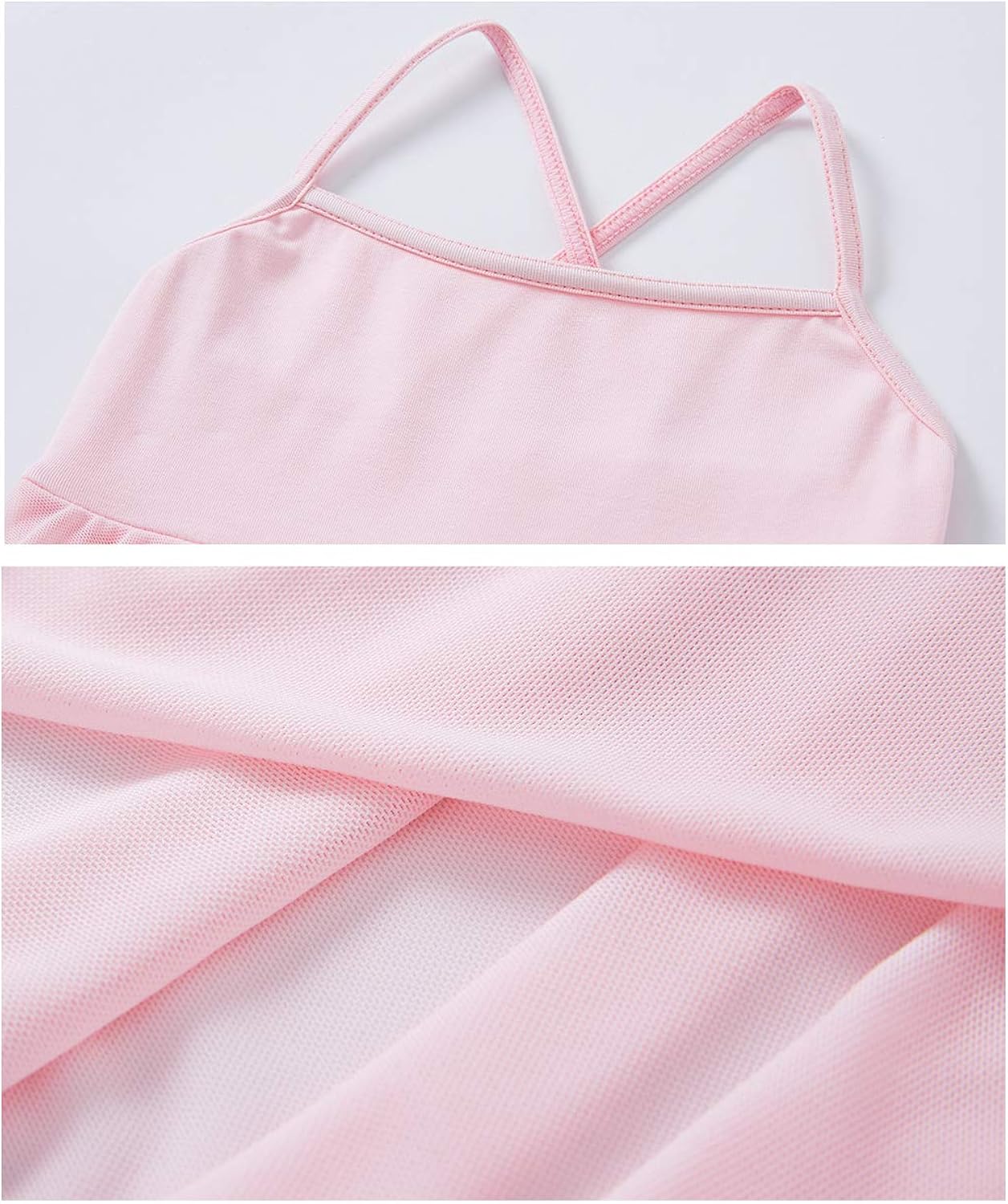 STELLE Girl's Cotton Camisole Dress Leotard for Dance, Gymnastics and Ballet(Toddler/Little Girl/Big Girl) : Clothing, Shoes & Jewelry