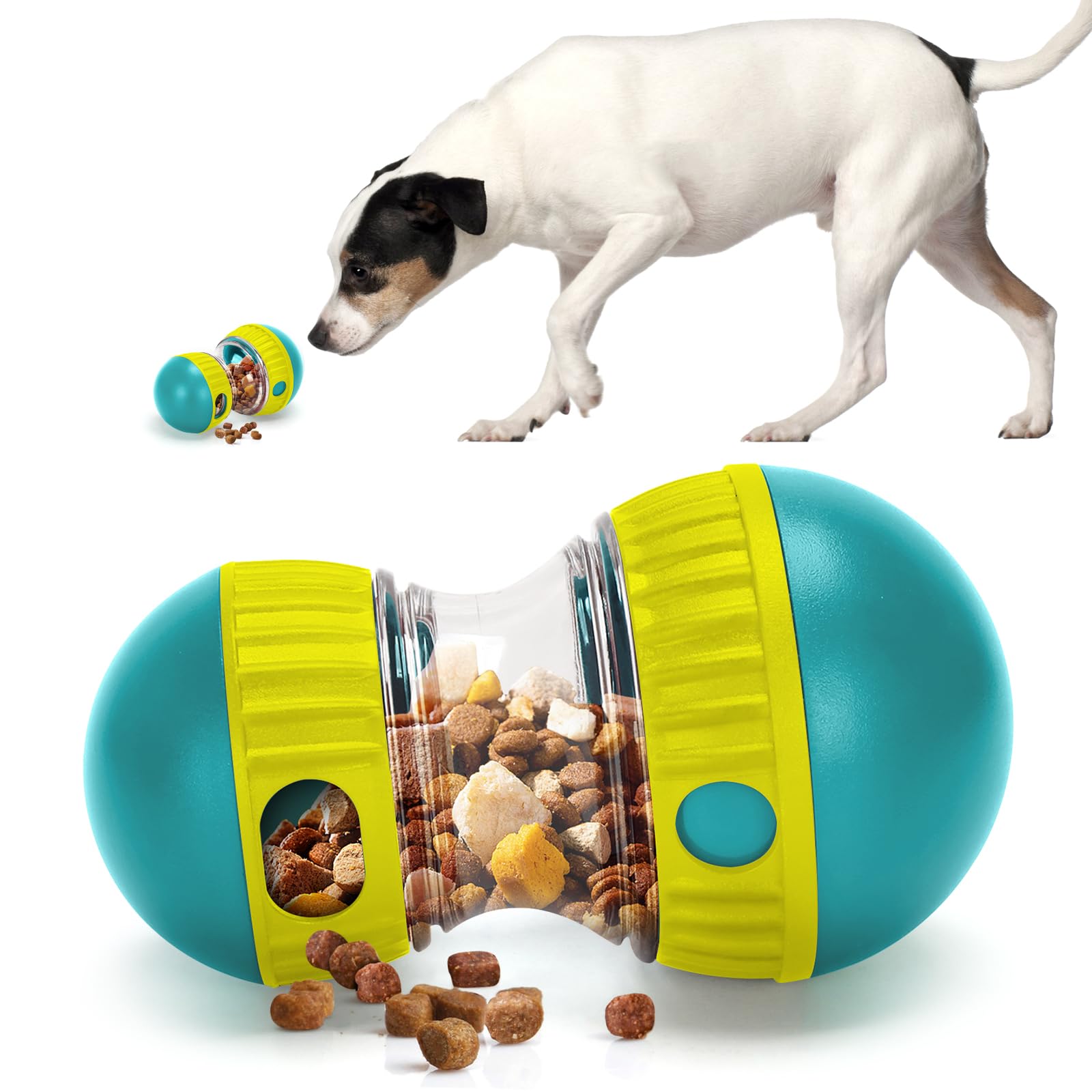 Dog Treat Toy Interactive Treat Dispensing Dog Toys Adjustable and Durable Dog Puzzle Toy for Small Medium Large