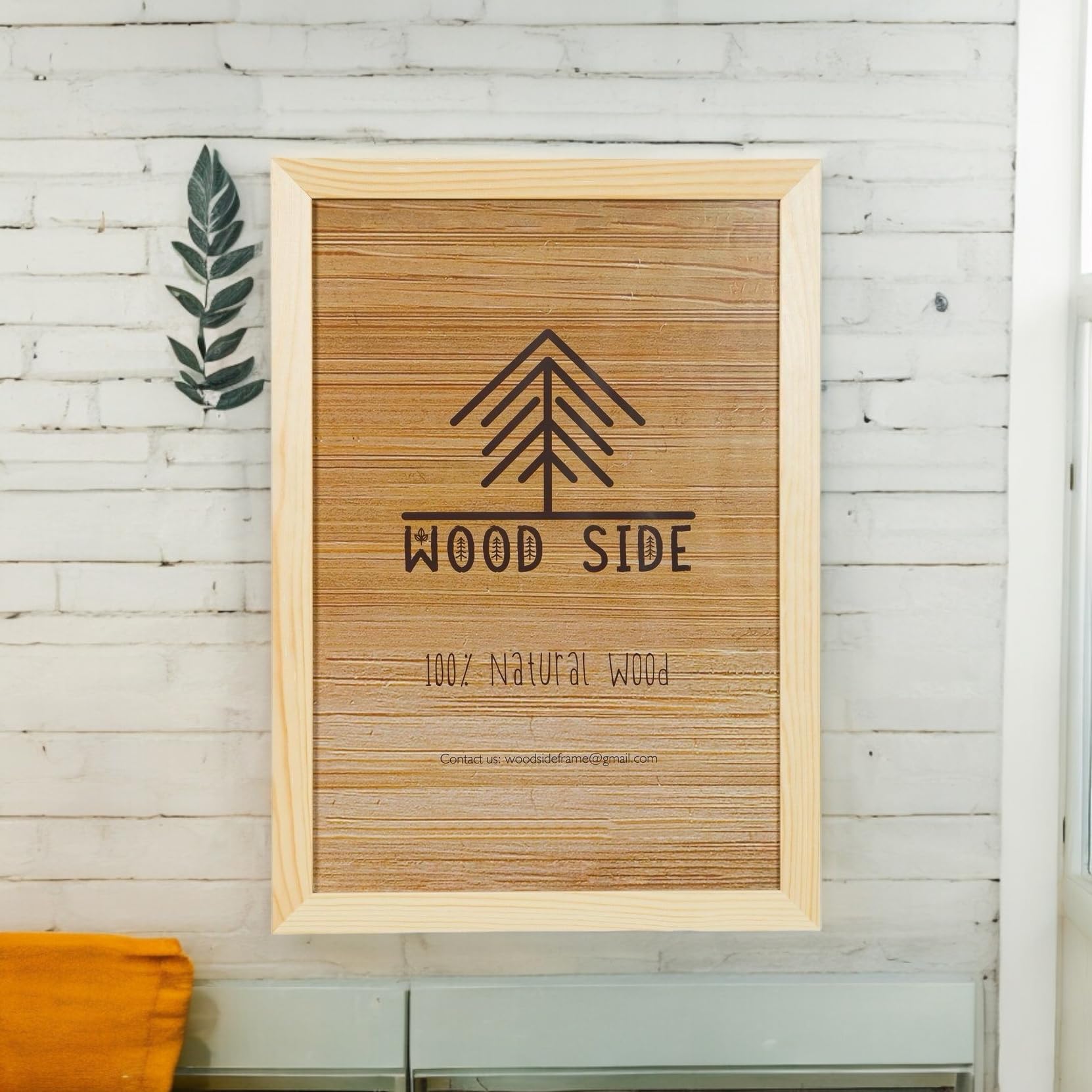 Amazon.co.jp: 素朴な木製ポスター写真フレーム 24x36インチ - 天然