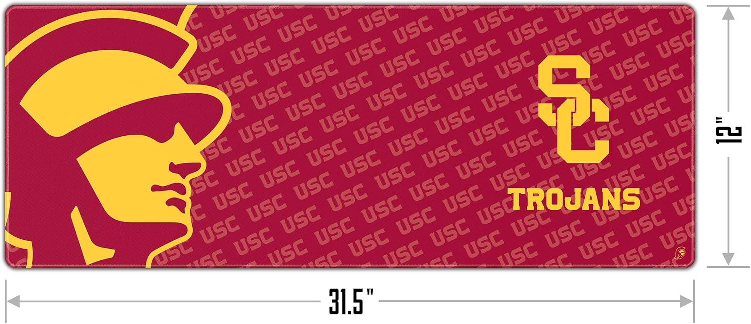 YouTheFan NCAA USC Trojans Logo Series Desk Pad SMU - Image 2