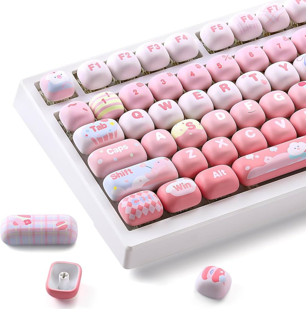Amazon | YUNZII MOG プロファイル キーキャップ セット 138キー PBT