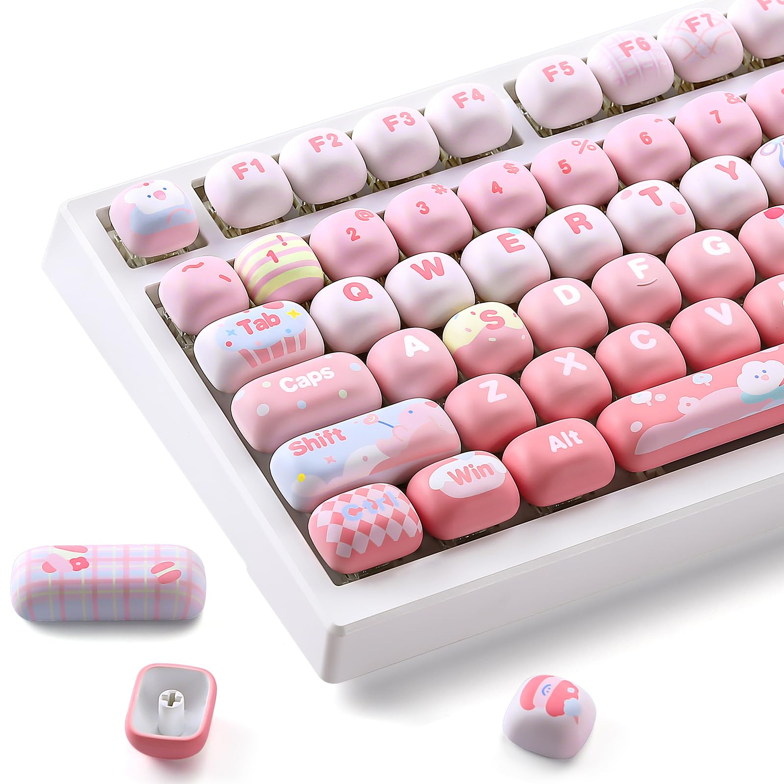 Amazon | YUNZII MOG プロファイル キーキャップ セット 138キー PBT
