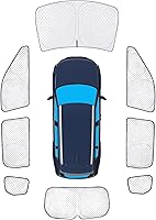 Vista 83 de KMF - Parasol de repuesto para parabrisas, cubierta para ventana lateral y trasera, cubierta protectora para visor, para campamento, bebé, bloqueo