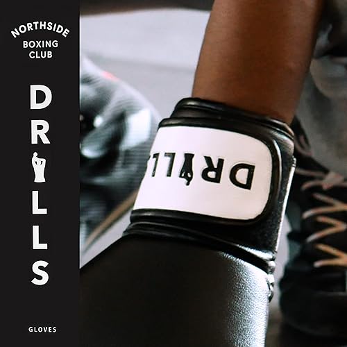 Miniatura 9 de DRILLS Guantes de entrenamiento de boxeo duraderos para hombres, mujeres y niños que son boxeadores principiantes y avanzados, ideales para