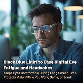Blue Light Blocking Glasses For Men/Women Anti-Fatigue Computer Monitor Gaming Glasses Reduce Eye Strain Game Glasses
