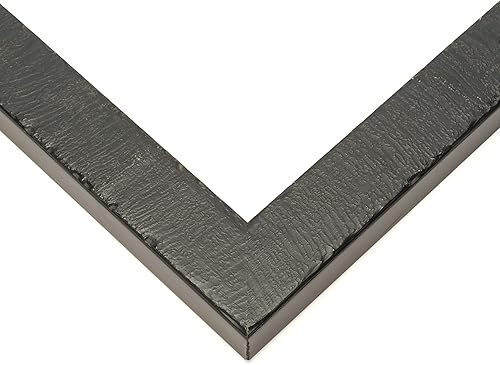 Miniatura 1 de Marco de fotos de madera real negro de 16 x 27 pulgadas de ancho de 1.25 pulgadas Profundidad del marco interior de 0.5 pulgadas Marco de fotos