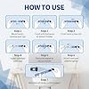60 Unit Reusable Peptide Injection Pen, Insulin Pen with Adjustable Dose Dial Compatible, Clear Scale Design (Blue)
