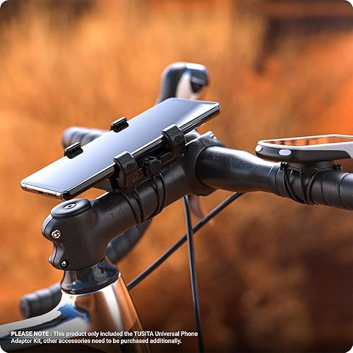 Miniatura 7 de TUSITA Soporte para teléfono de bicicleta compatible con Garmin Mount, 4.0"-6.9"