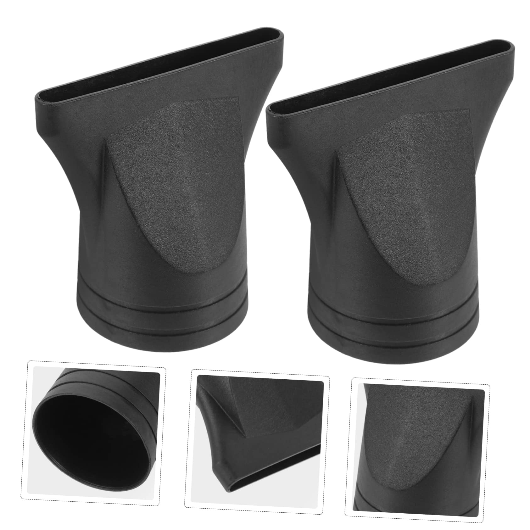 Boquilla difusora universal para secador de pelo, accesorio de nailon negro para un mejor estilo y control del encrespamiento, se adapta a secadores de pelo de 1.57 a 1.89 pulgadas 9
