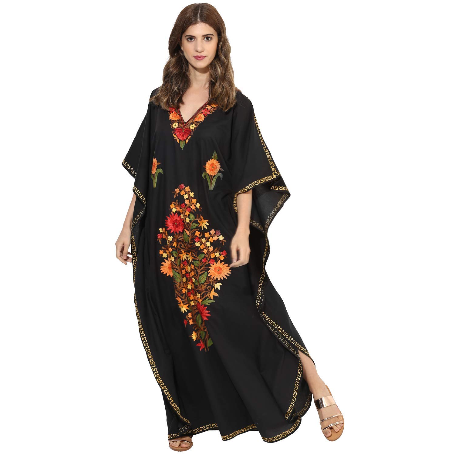 CRAFTBAZAR Women's Boho Floral Embroidered Kaftan - Review, Price and Buying Guide