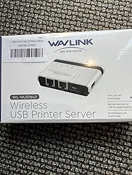 Amazon.com: WAVLINK Wireless Print Server, USB WiFi Print Server with ...