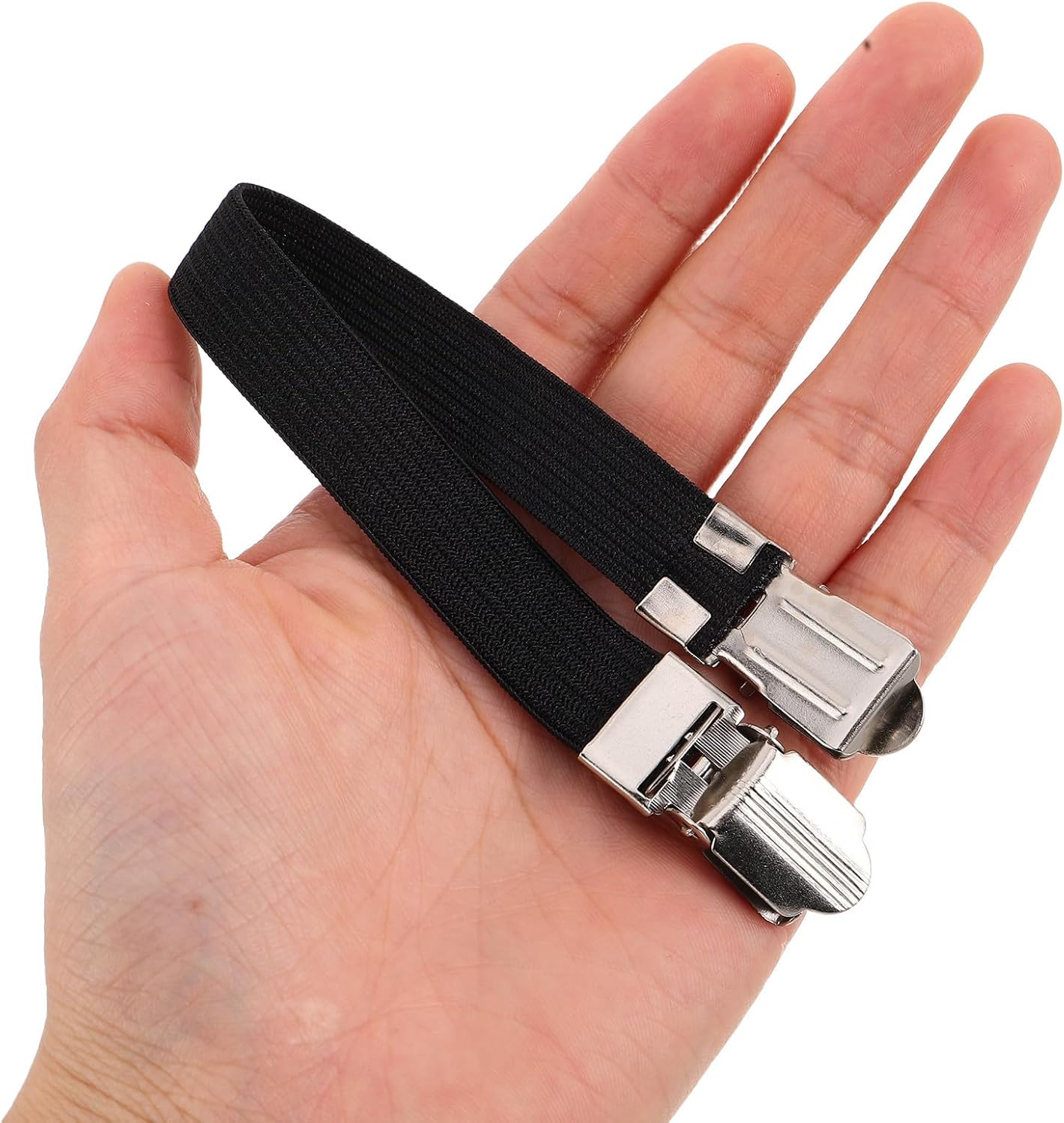 16pcs Adjustable Bed Sheet Clips Elastic Straps for Bed Sheets and Sofa Cushions, Heavy-Duty Alloy Material, Reusable Fasteners for Home and Neat Spaces