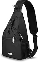 Vista 1 de AMJ Bolso bandolera para hombres y mujeres, mochila de hombro casual, mochila de pecho para senderismo y viajes