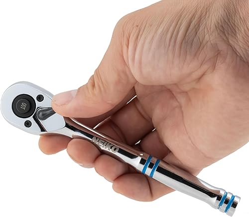 Miniatura 5 de NEIKO 03115A Llave de trinquete de 14 pulgadas, trinquete reversible de 100 dientes, 3.6 grados, trinquete de liberación rápida de 14, trinquete de