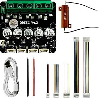 FLIPSKY ODESC V4.2 56V Single-Drive High-Current High-Precision Brushless Servo Motor Controller, Software Configuration Compatible with Odrivetool, FOC, BLDC