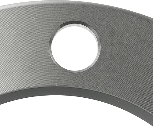 Vista 598 de KAX Espaciadores de rueda de 0.236 x 5.315 in, espaciadores de rueda centrados de 2 pulgadas y 6 lengüetas para F-15-0, Expedition, Mark LT, Negro