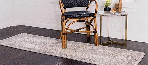 Miniatura 2 de Unique Loom colección Bromley - Alfombra de área con bordes, patrón de medallón estilo vintage, rural, tradicional 2 pies x 8 pies y 8 pulgadas,
