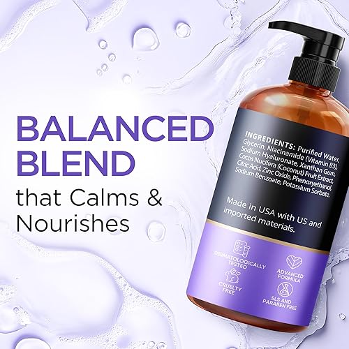 Vista 2 de Suero de niacinamida para la cara 10% con zinc 1% vitamina B3 antienvejecimiento, cuidado avanzado de la piel para un tono uniforme, textura e