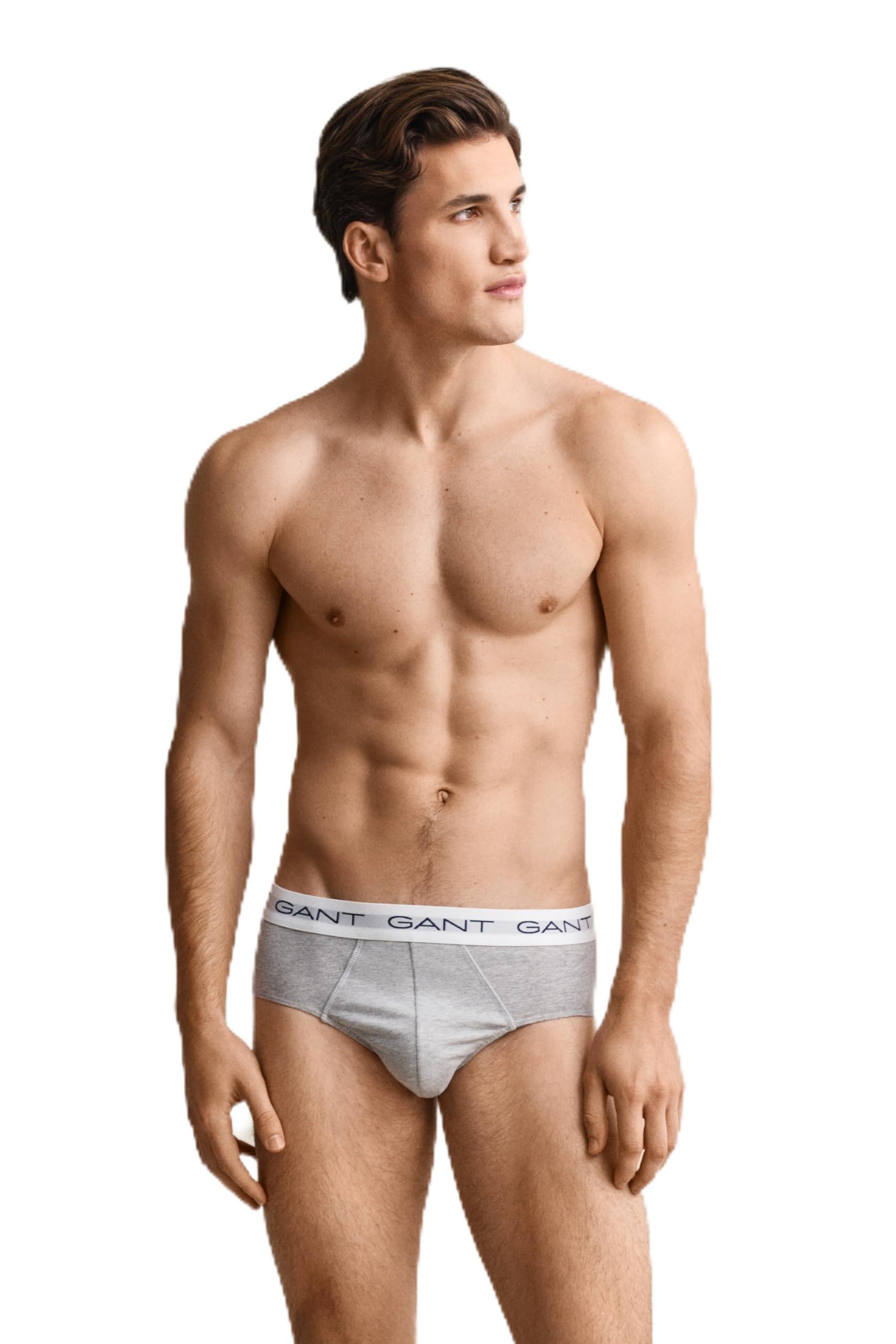 Gant Men's Multicoloured Briefs, Pack Of 3, Underwear (Pack Of 3), Xl
