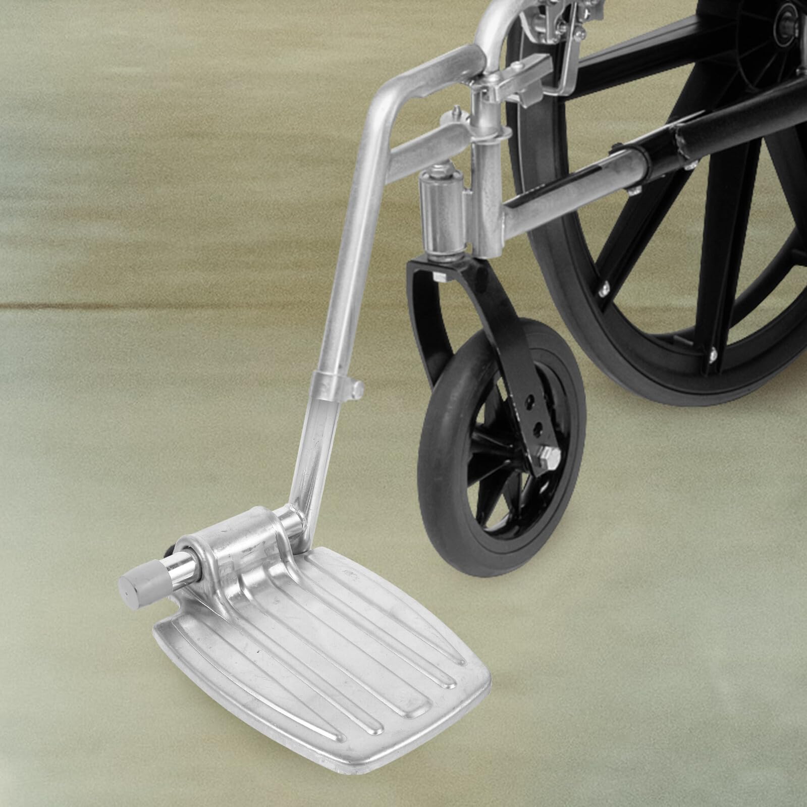 Reposapiés para Silla de Ruedas Repuesto Pedal Resistente y Fácil de Instalar Accesorio Funcional para Usuarios y Cuidadores Compatible con Varias Marcas