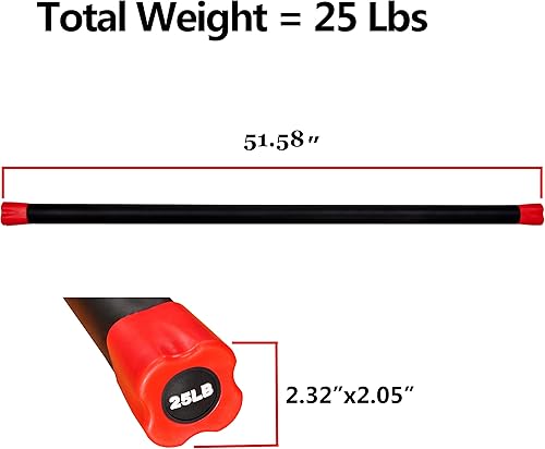 Miniatura 10 de Signature Fitness Barra ponderada de entrenamiento corporal total Barra de entrenamiento con peso