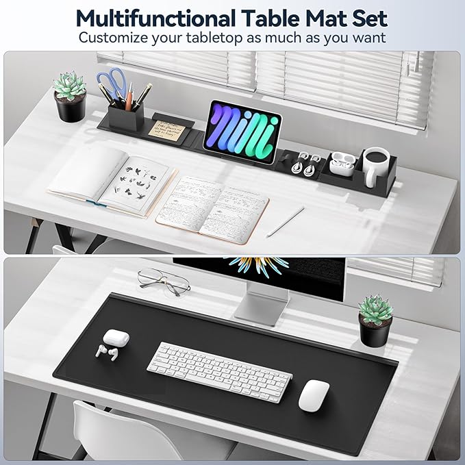 DIY Desk Pad Organizer Set | Home Aesthetic Desk Setup