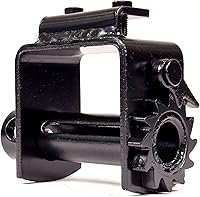 Vista 1 de US Cargo Control Cabrestante portátil estándar para remolque plano, cabrestante de 4 pulgadas con capacidad para hasta 20 pies de correas de 4