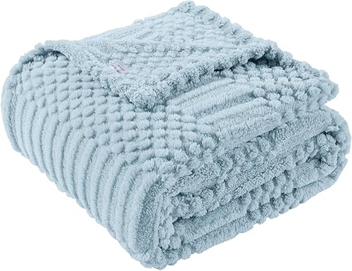 Miniatura 19 de Manta óxido de 50 x 70 pulgadas, forro polar suave y esponjoso, bonita y estética, perfecta para sofá, silla, cama, sala de estar y dormitorio, uso