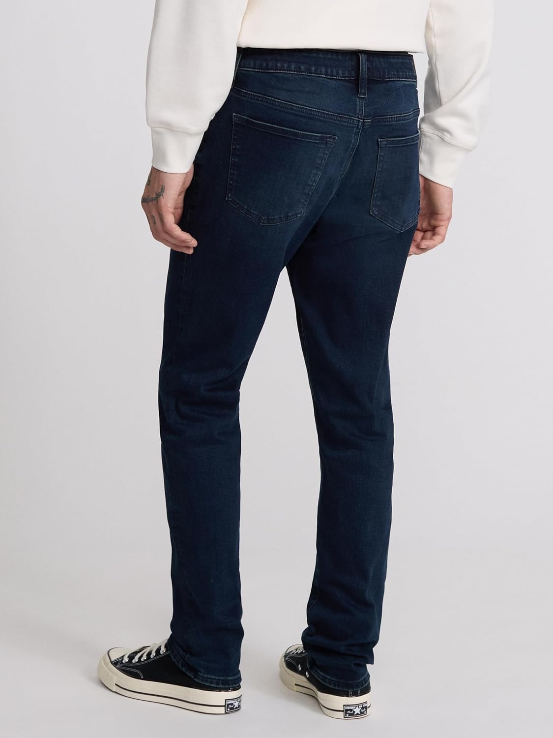 EXPRESS Men’s Slim Hyper Stretch Jeans – Upgraded Flex Denim with 5-Pocket Design and Work-to-Weekend Comfort - Image 4