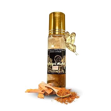 Archangel Michael Roll-On Oil Protection, Courage & Strength | Crystal-Infused Aromatherapy for Safety, Clarity & Spiritual Shielding | Vegan & Handmade