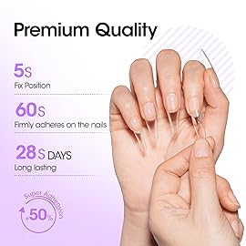 Gellen Nail Glue Gel, 2PCS 15ML 3 in 1 Gel Nail Glue for Acrylic Nail & Base Gel & Nail Strengthener Kit, Nail Glue for Press On Nails False Nails, Super Strong Gel Glue for Nail Extension