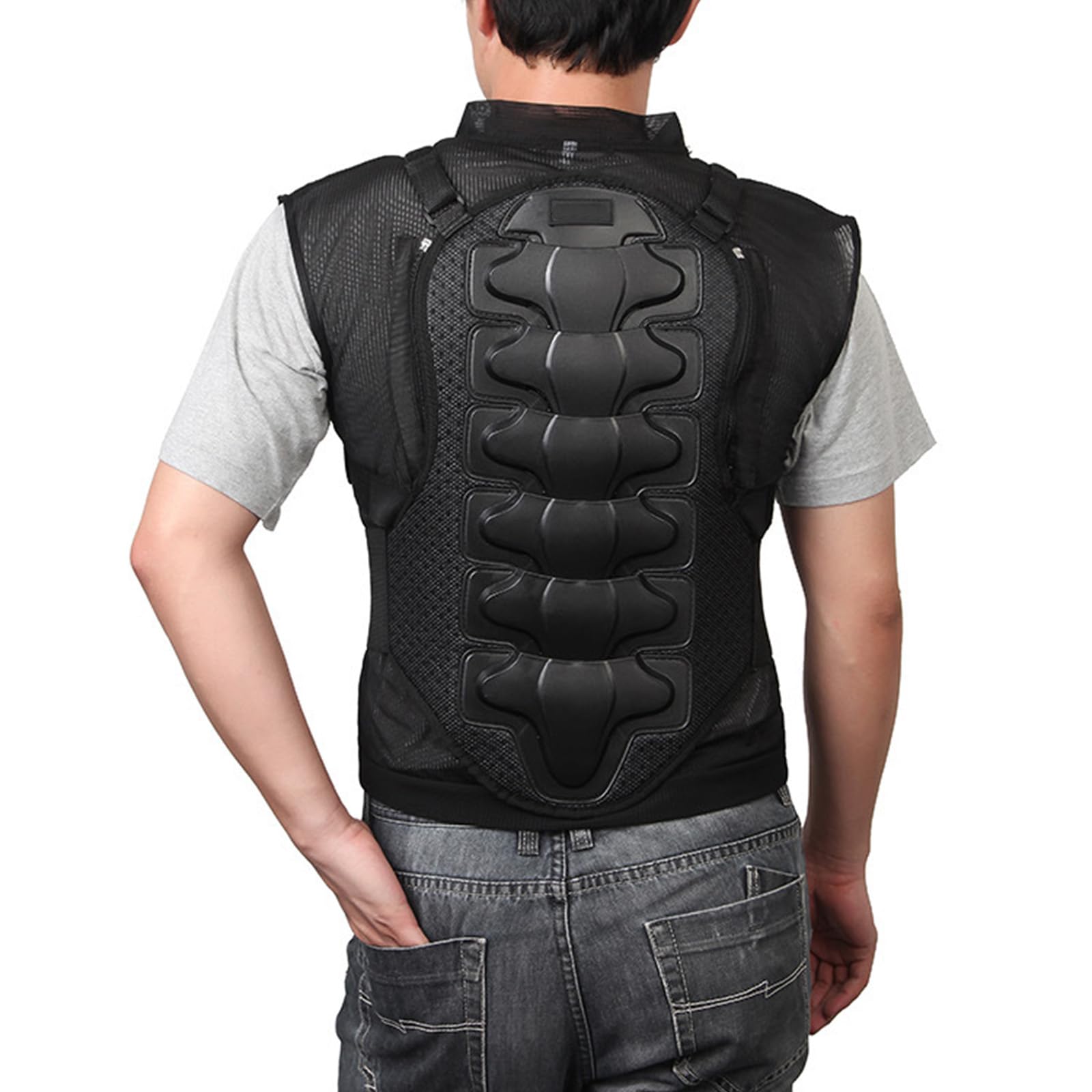 Gilet protettivo per adulti, adatto per motocross, ciclismo, sci, pattinaggio, moto all'aperto, moto da cross, bici da cross, avventure all'aperto