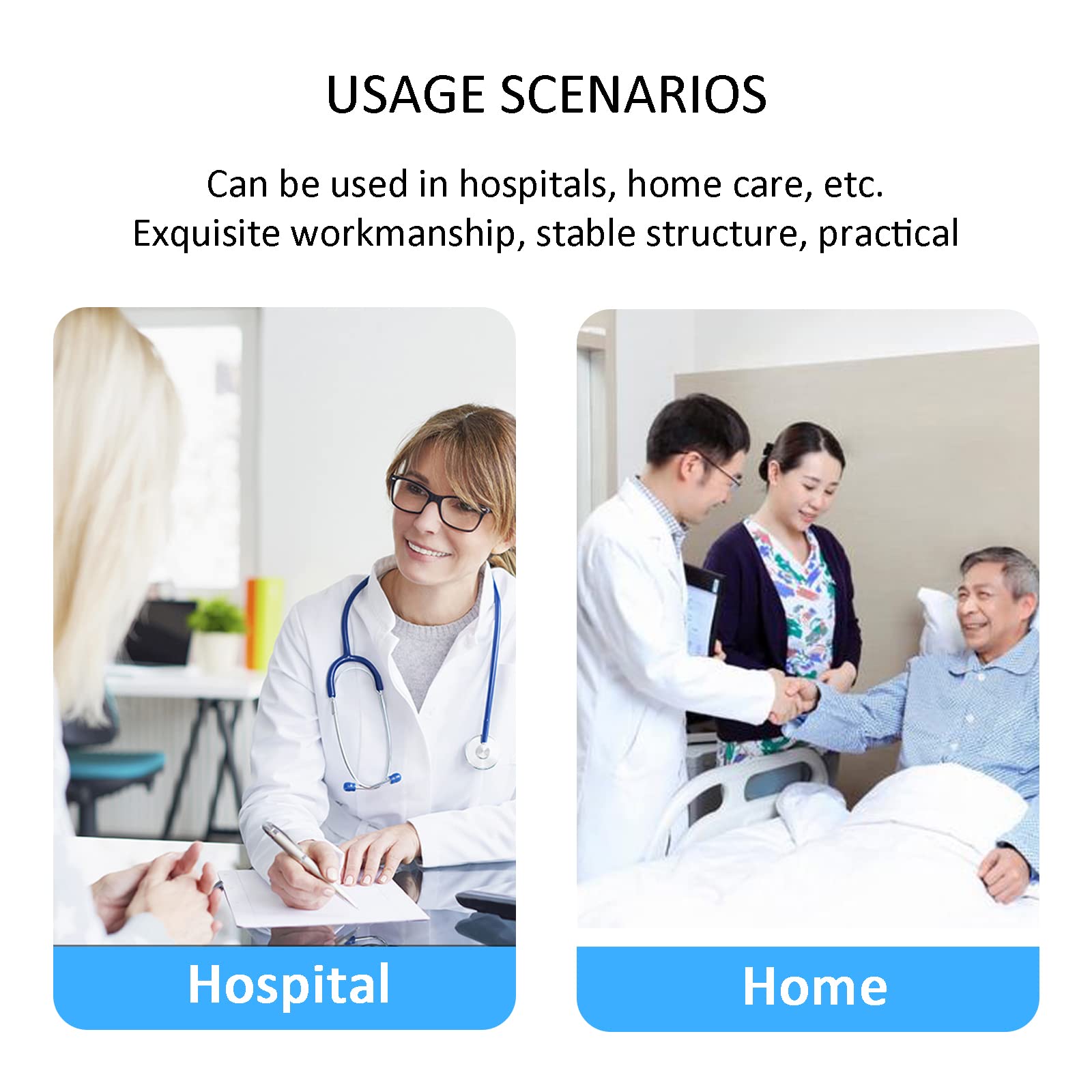 Soporte para suero intravenoso, Soporte para suero intravenoso portátil, Soporte de infusión Plegable, Soporte para Goteo de Botellas médicas móvil, Soporte de Aluminio, Altura Ajustable de