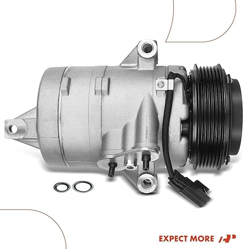 Miniatura 9 de A-Premium Compresor de aire acondicionado de CA con embrague compatible con Ford Fusion 3.5L 2010-2012, Lincoln MKZ 3.5L 2007-2012, estilo SP17, 6