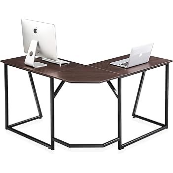 Amazon.de: VASAGLE Eckschreibtisch, L-förmiger Computertisch, Bürotisch
