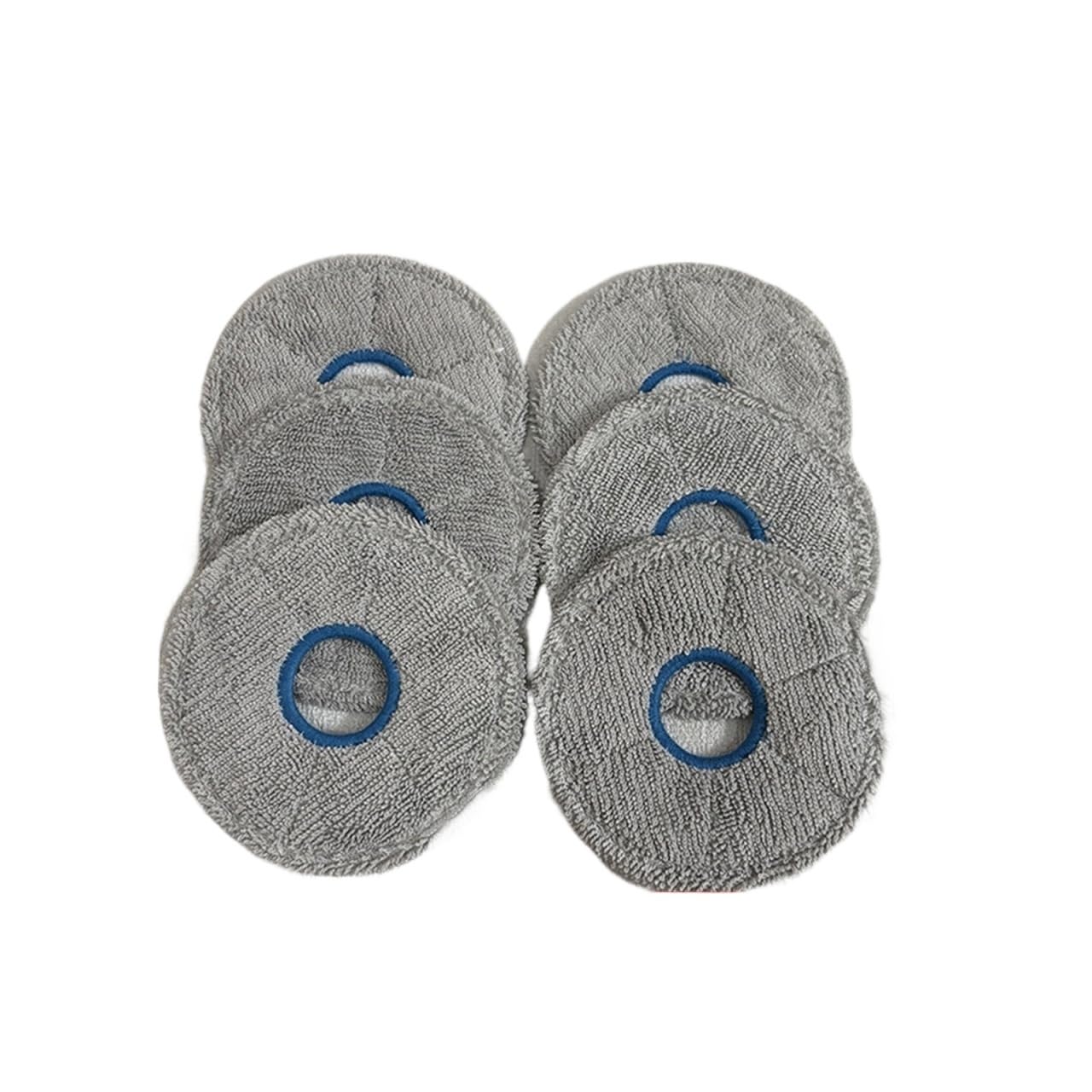Replacement Mop Pads，Compatible For Mijia，Compatible For Omni，1s/2s/D103CN & Compatible For Dreame，X50/X40/X20+ Vacuum Cleaners(6pcs a)