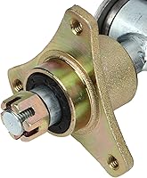 Vista 7 de KIMISS Buje de eje trasero de 0.669 in, 3 pernos de rueda delantera, eje de dirección, aleación de acero para neumáticos de 6 pulgadas, quad, ATV