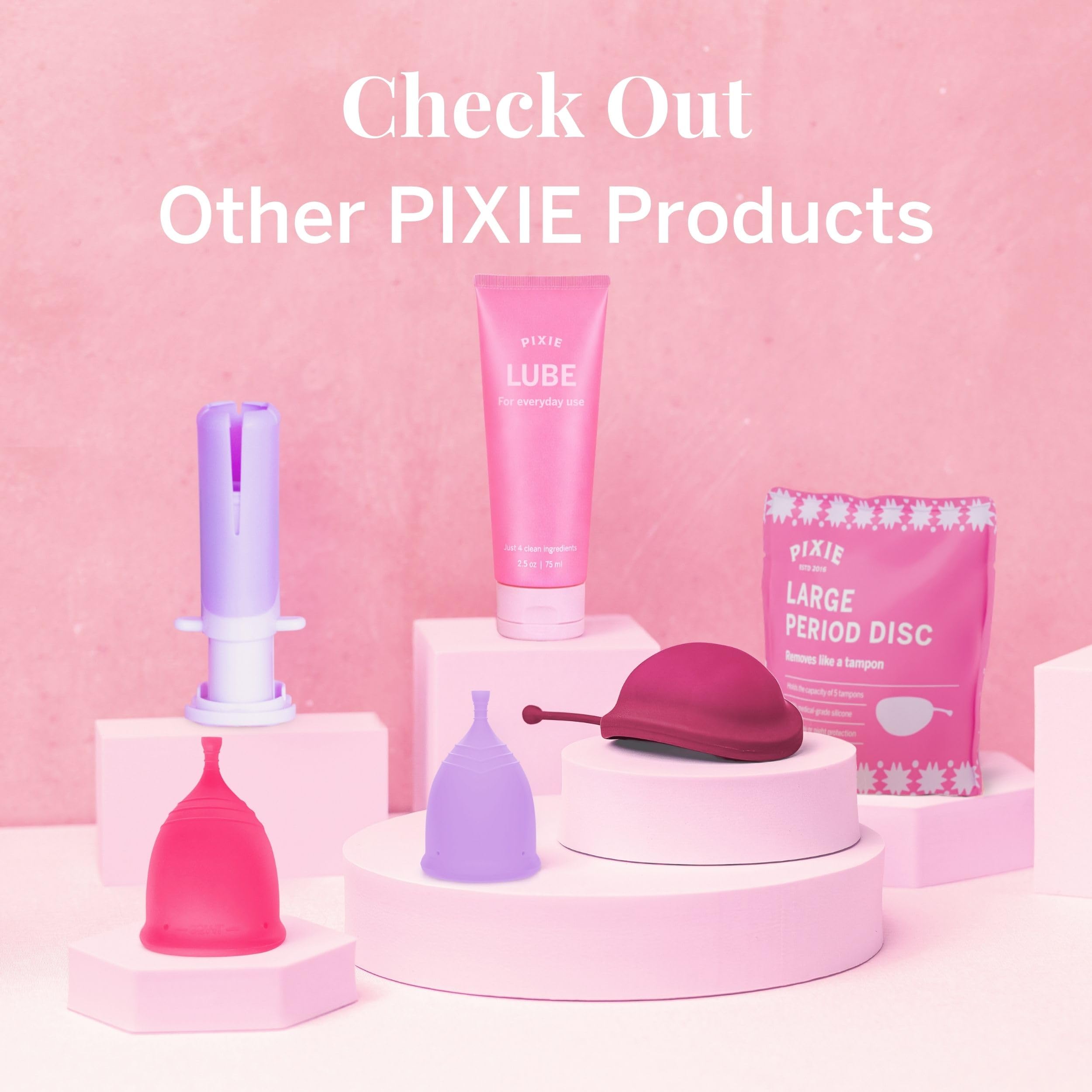Pixie Cup Insertion Gel – Water-Based Glide for Menstrual Cups & Discs – Gentle, Fragrance-Free, Plant-Based, Silicone & Latex Compatible – 75 mL Tube