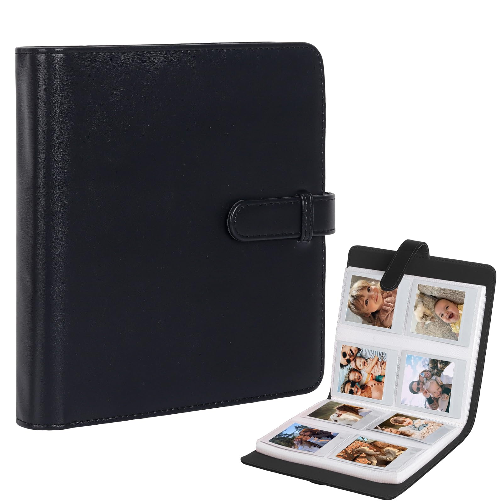 WOGOZAN 288 Pockets Album for Fujifilm Instax Square Film Photo Album SQ1 SQ6 SQ10 SQ20 SP-3 Square Instant Film Camera (Black)-image-17