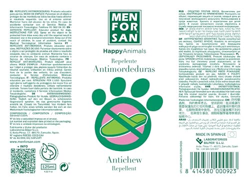 Miniatura 2 de Menforsan Antimordeduras Muebles Y Textiles Para Perros 125 Ml