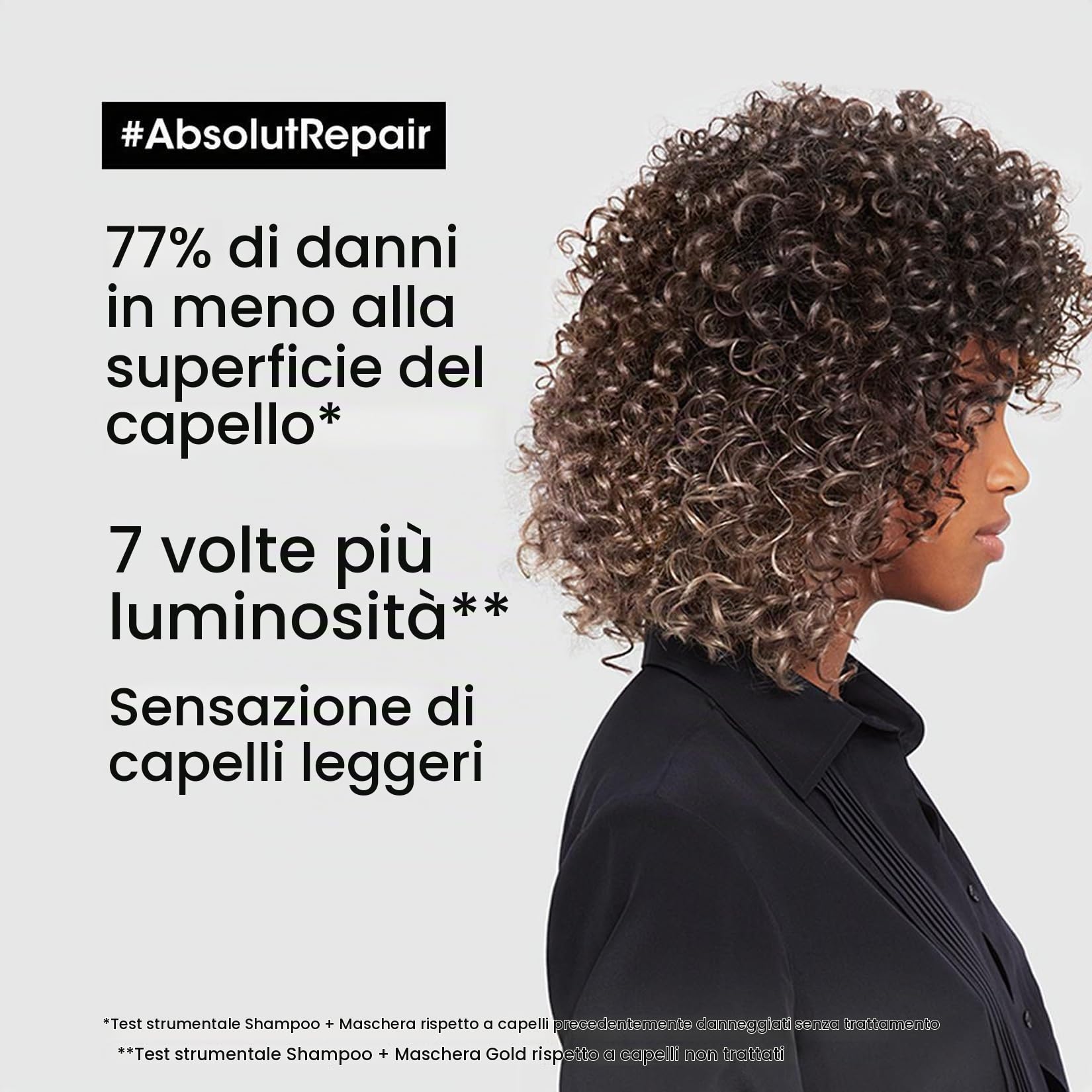 L'Oréal Professionnel Kit Shampoo + Maschera Professionale per Capelli Secchi e Danneggiati, Nutrimento Profondo, Formula Ristrutturante, Absolut Repair, 500ml + 250ml