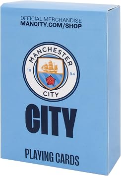 Manchester City Playing Cards - Official Football Gift 52-Card Deck, 1 Pack