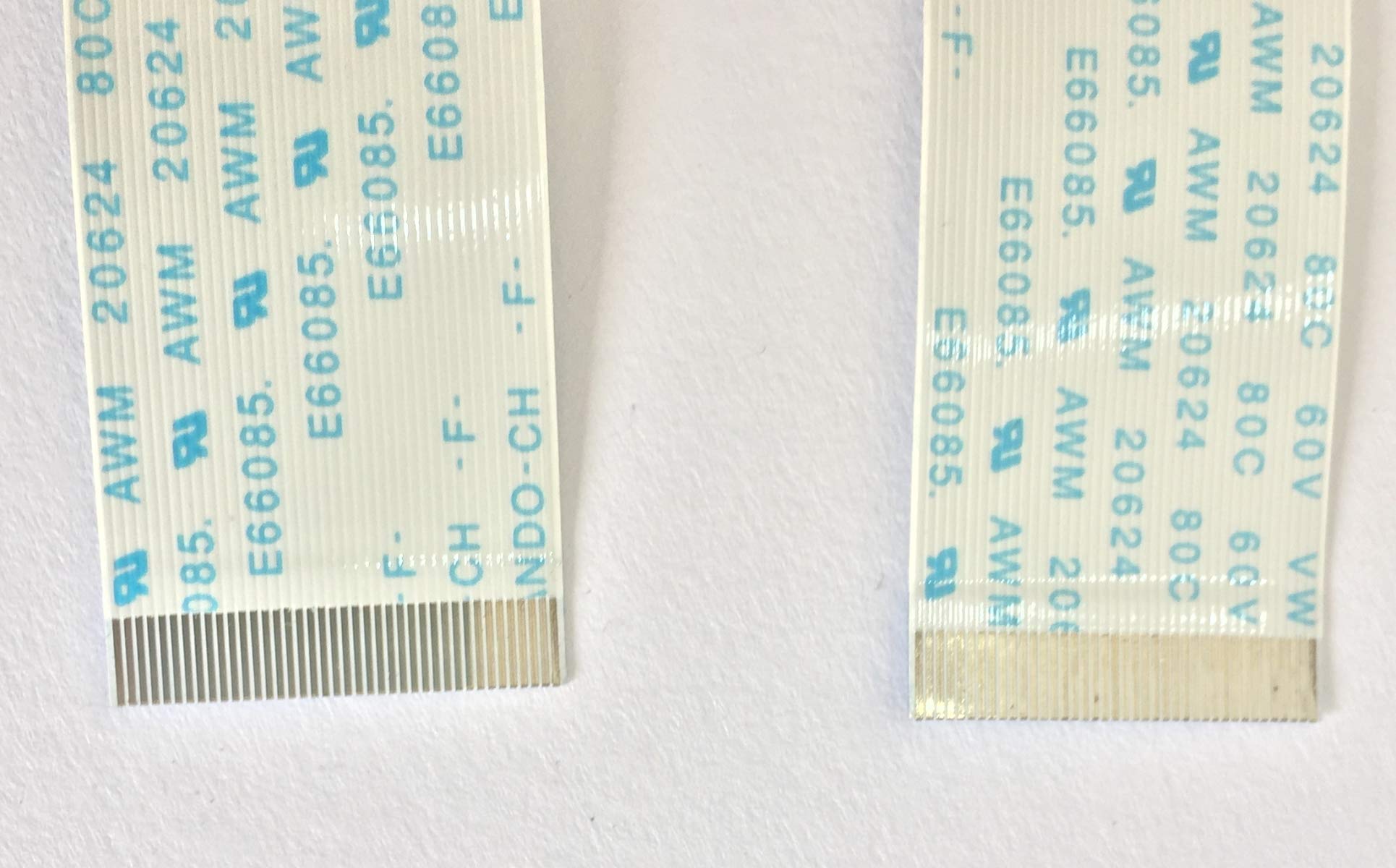 acce & peri 40 Pin Flat Cable 0.5MM Gap Pitch Type A Straight 37 CM Long Flexible Ffc Wire