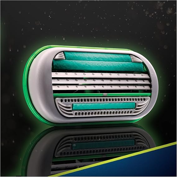 Gillette Erkek vücut tıraş bıçağı, 4 üçlü bıçaklı gövde tıraş bıçağı