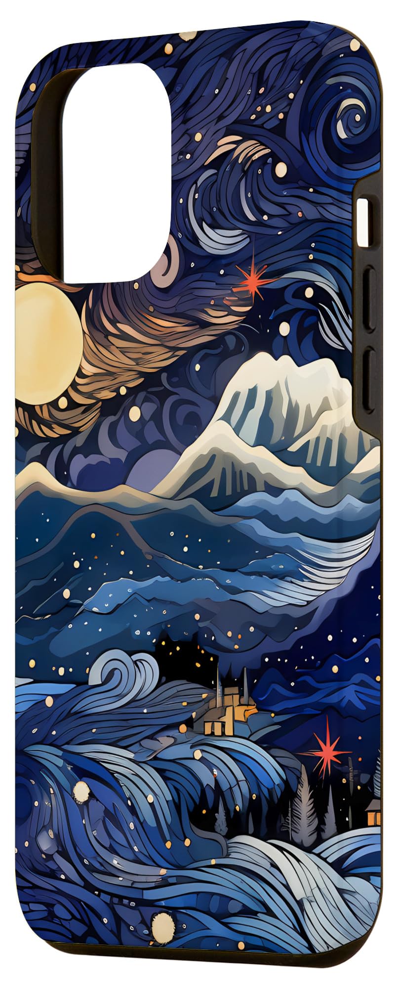 iPhone 14 Pro Max Astral Odyssey Mountain Scene Design Case - Image 2