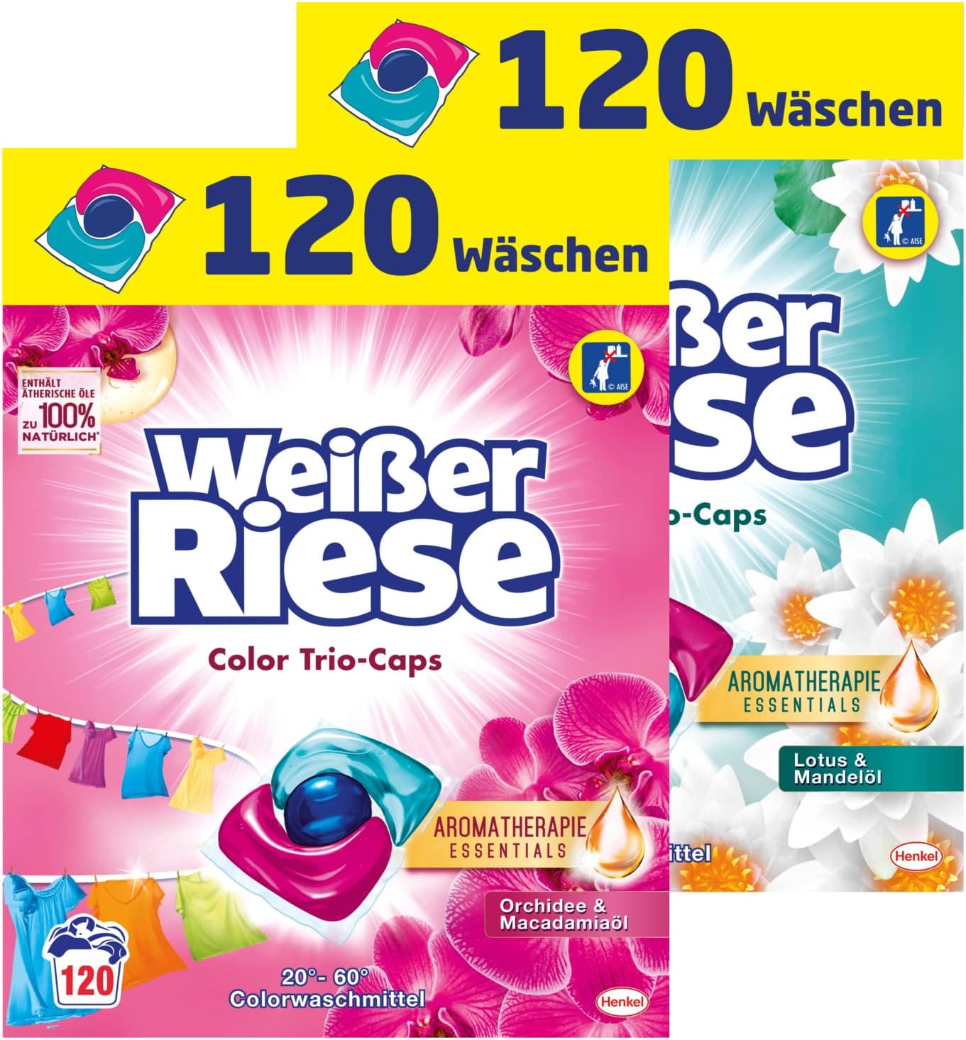 Weißer Riese Universal + Color Trio-Caps Aromatherapie Essentials ...