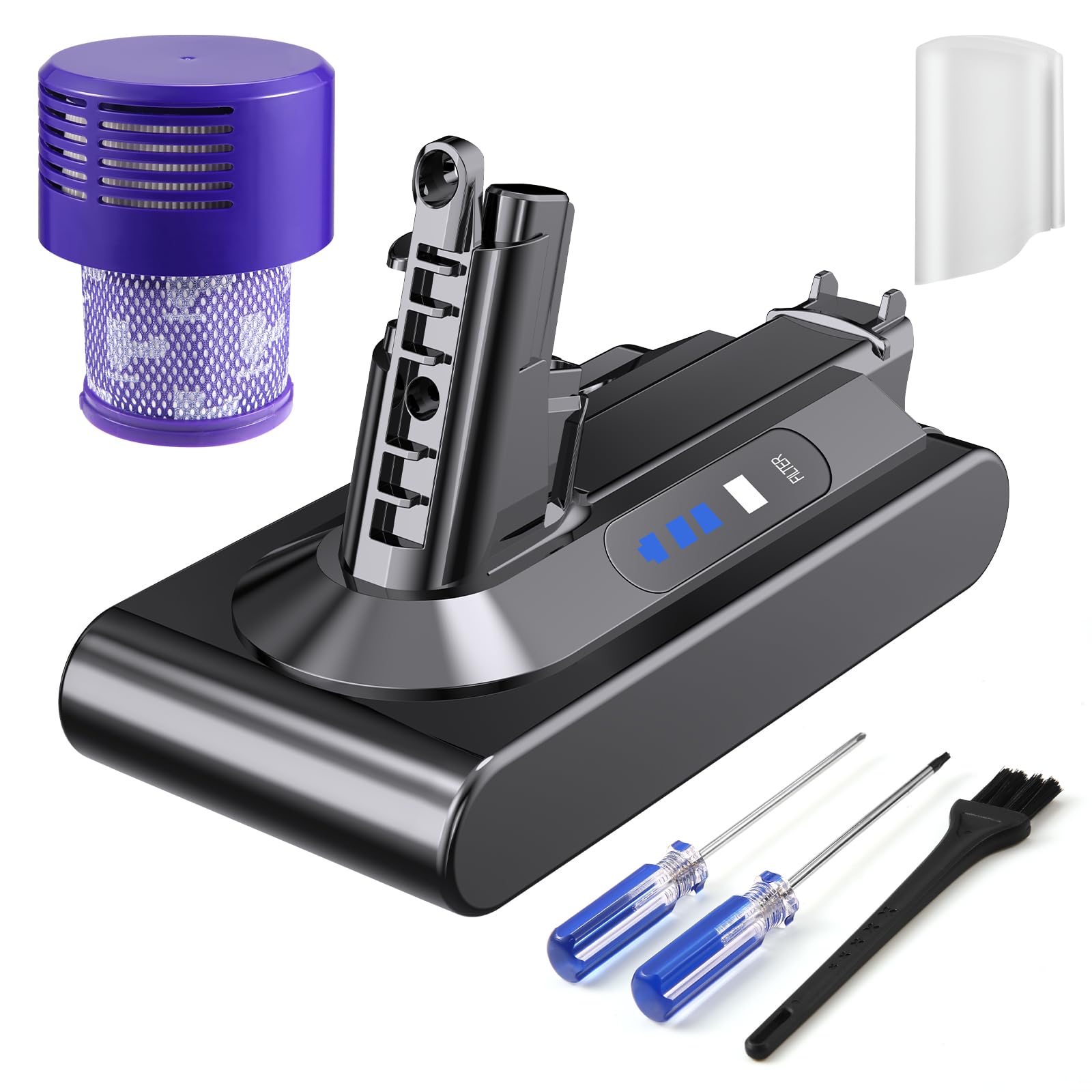 Dyson V10バッテリー Amazon.com: NYI V10 Replacement Battery Compatible with Dyson V10