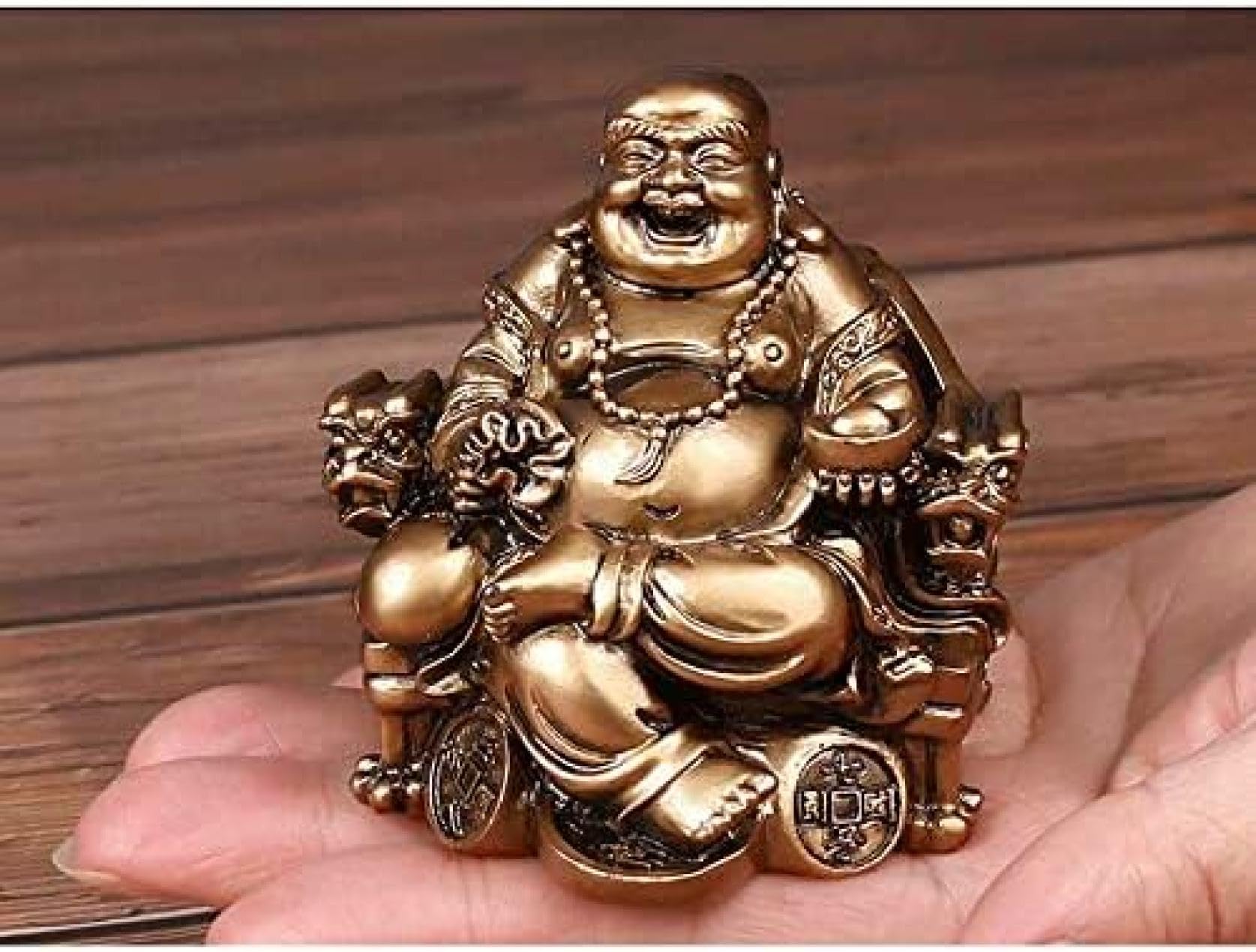 Amazon.co.jp: 布袋様 置物 布袋さん 七福神 ご利益 金運 縁起 布袋様