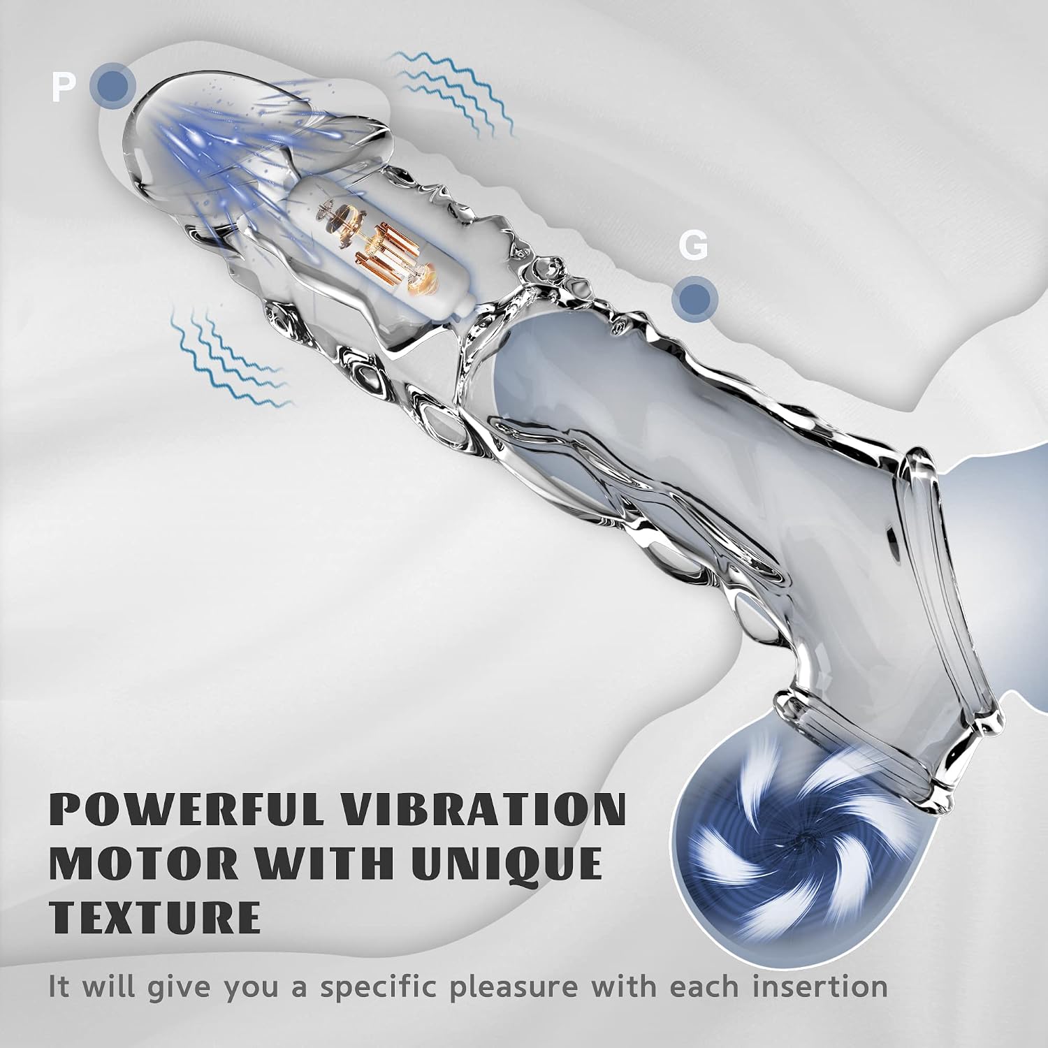 KVEVU Reusable Penis Sleeve with Vibrator Penis Ring,3.6 inch Clear Penis Sleeve Cock Ring Extender Ultra-Soft Penis Enlarger for Couples Vibrating Dildo for Cock Enlarger Sex Toys for Men